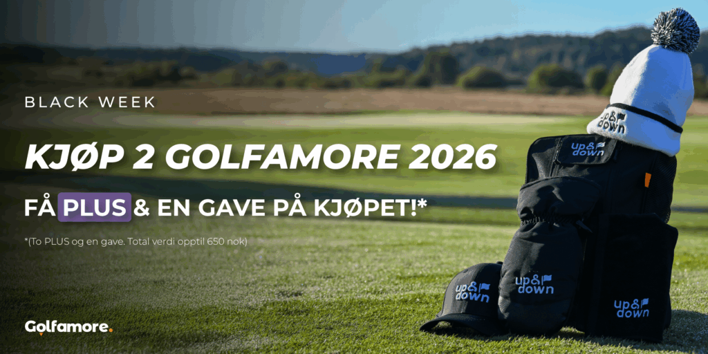 Knalltilbud på Golfamore-kort under Black Week!